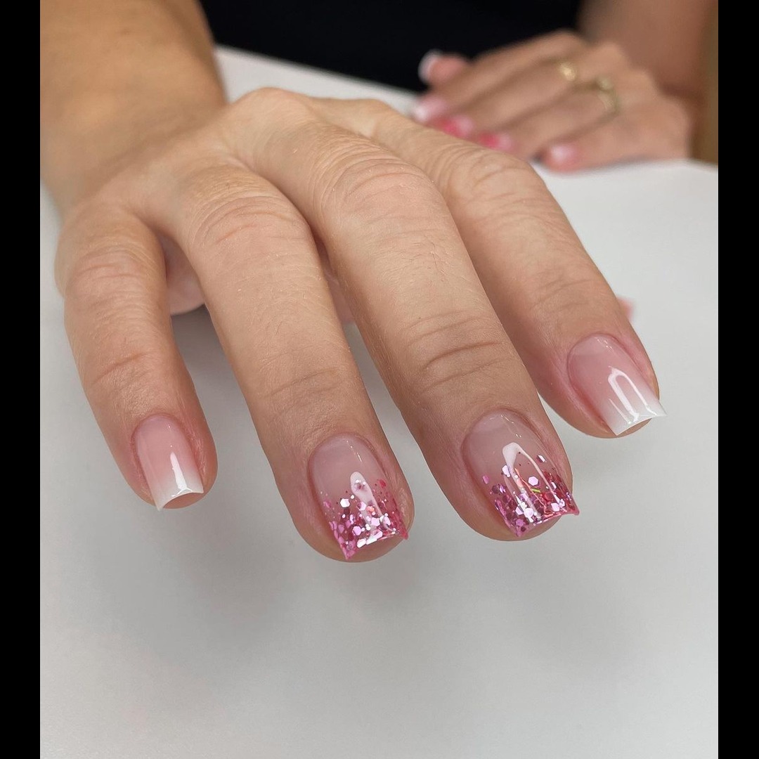 unhas de gel naturais