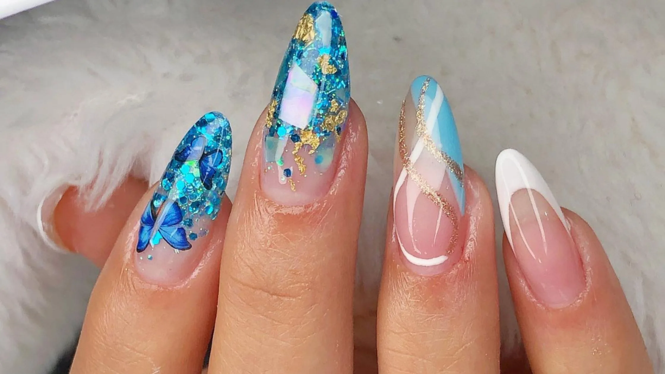 unhas de gel vs acrílico