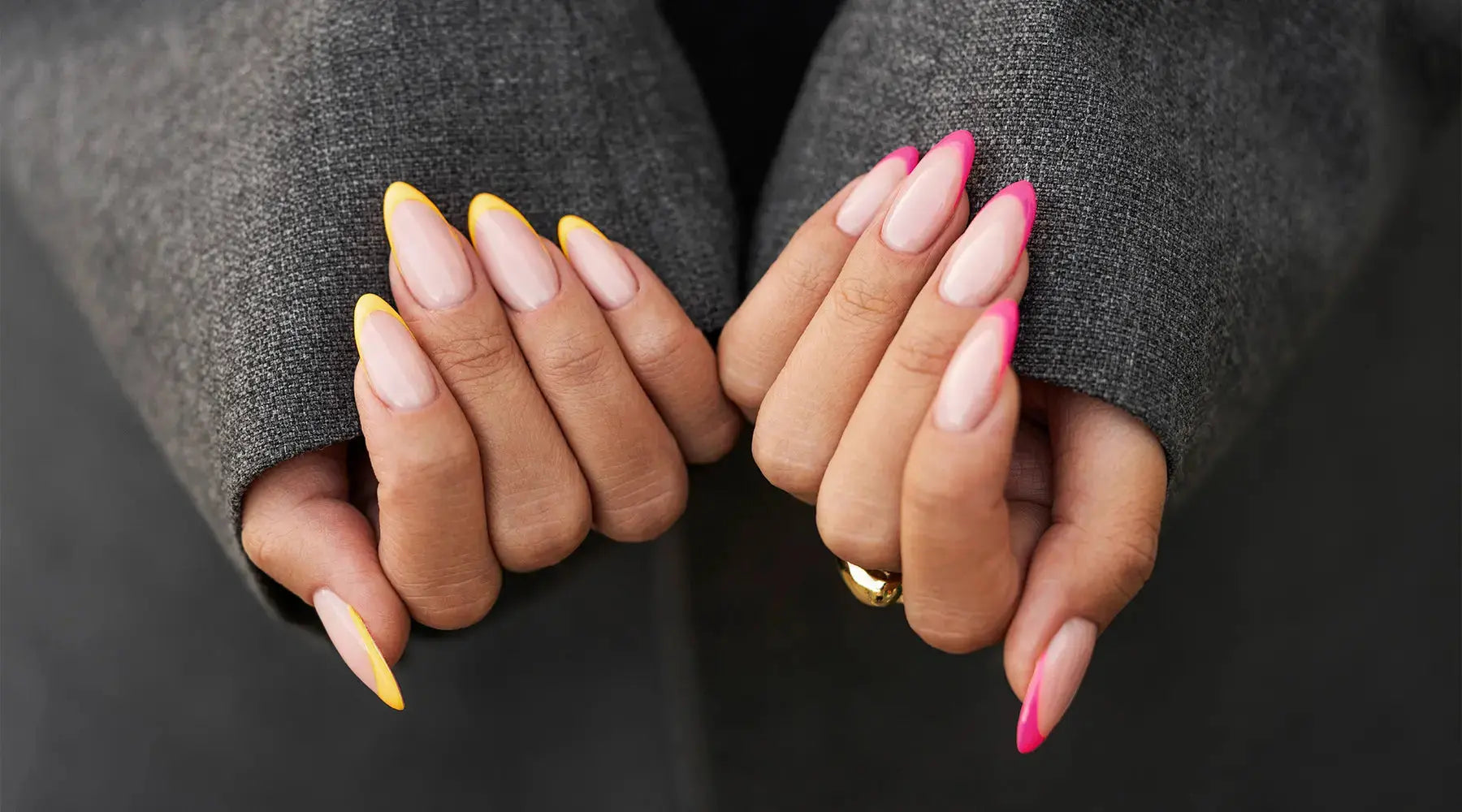Unhas em gel decoradas