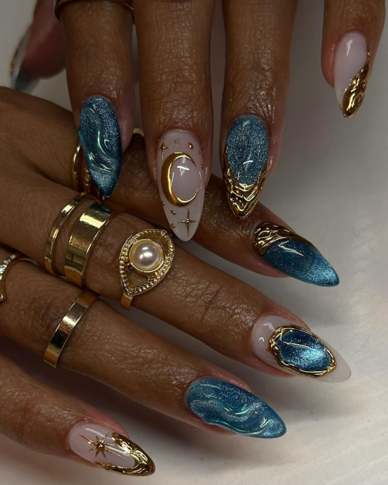 nail art almond