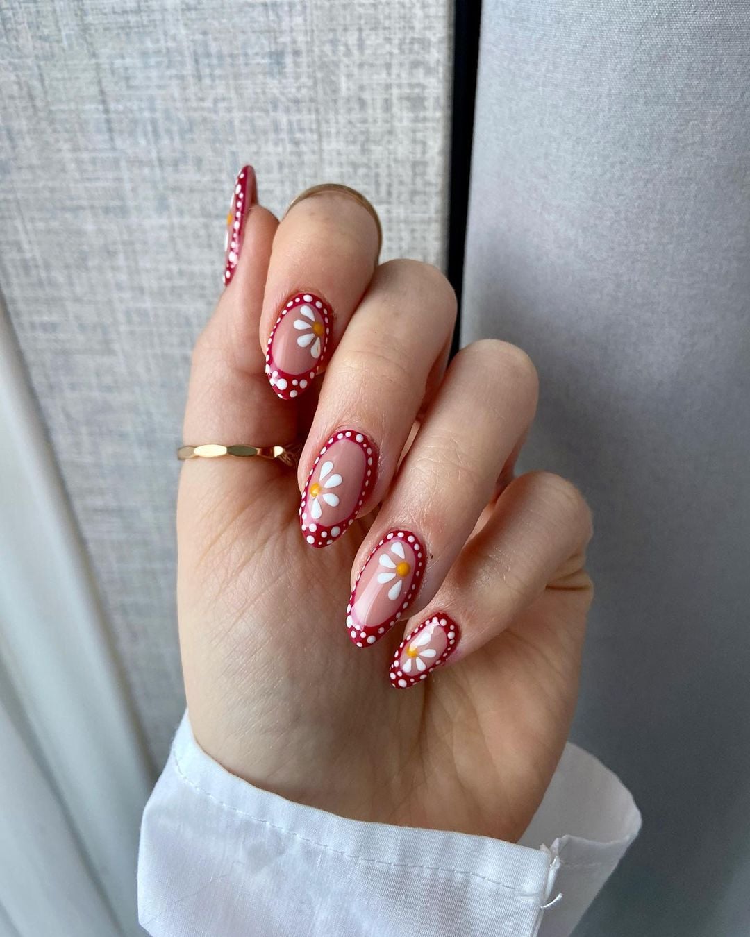 inspiração unhas almond