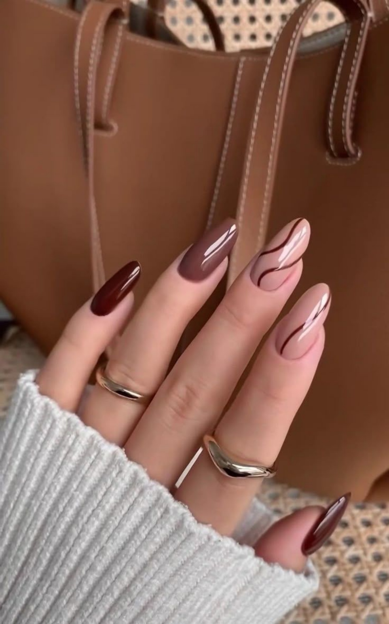 unhas redondas francesinha