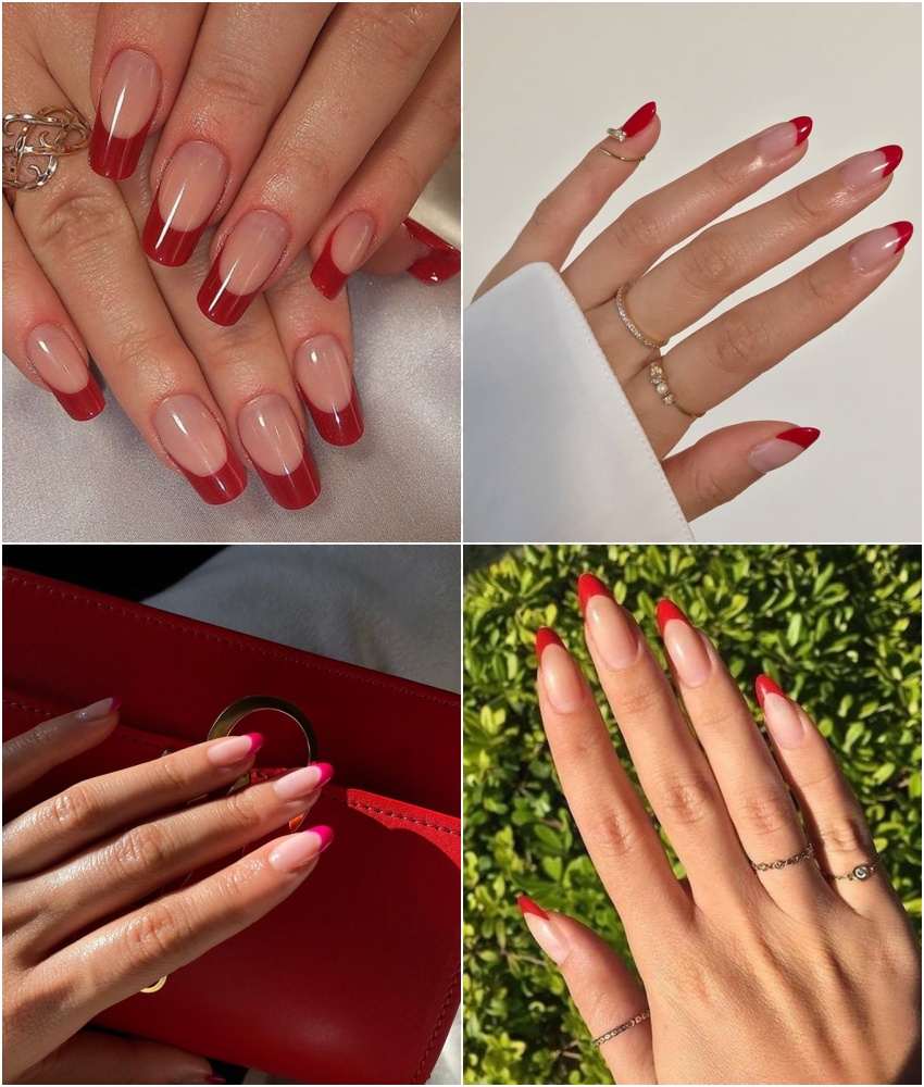 unhas redondas cores