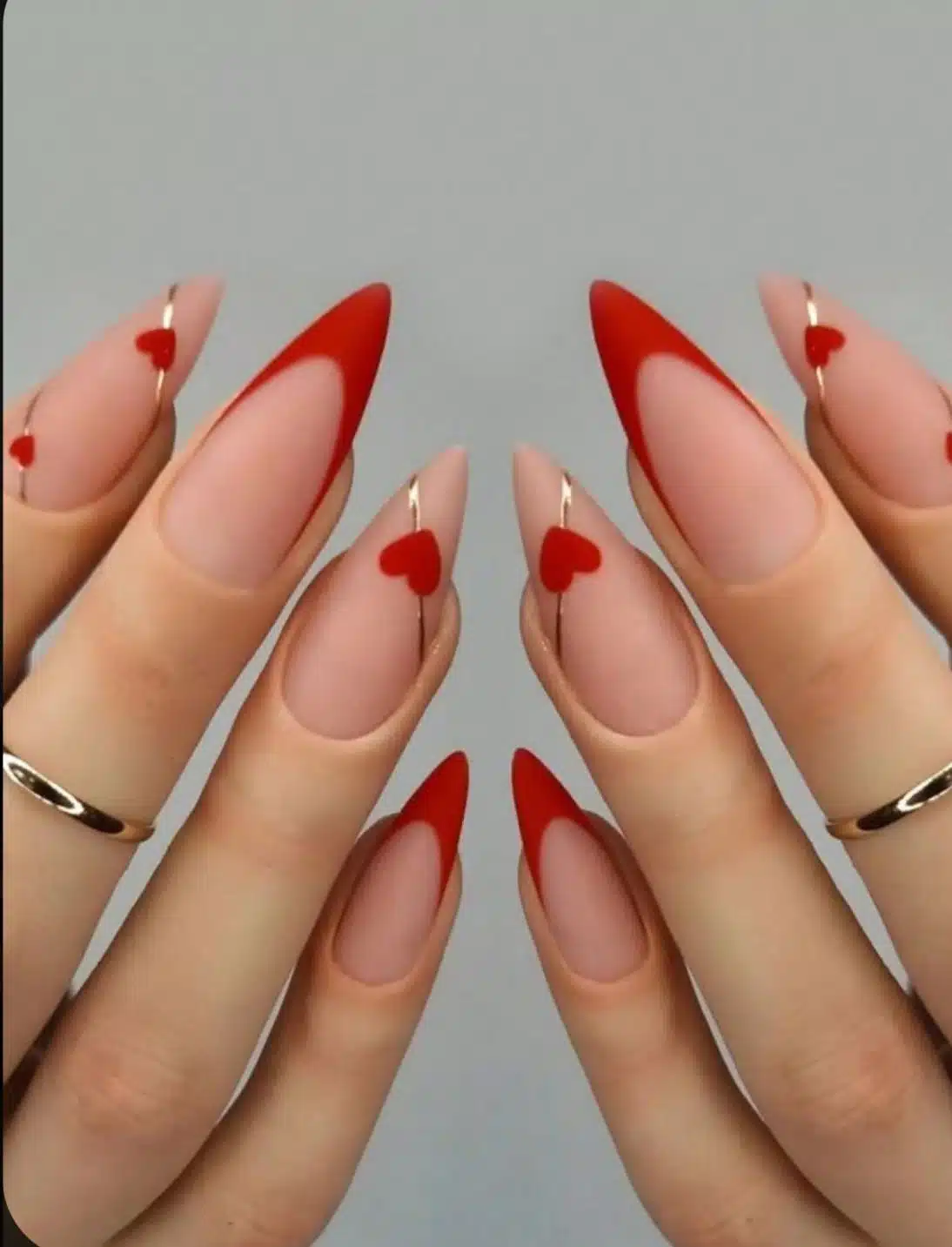 unha stiletto com fibra de vidro