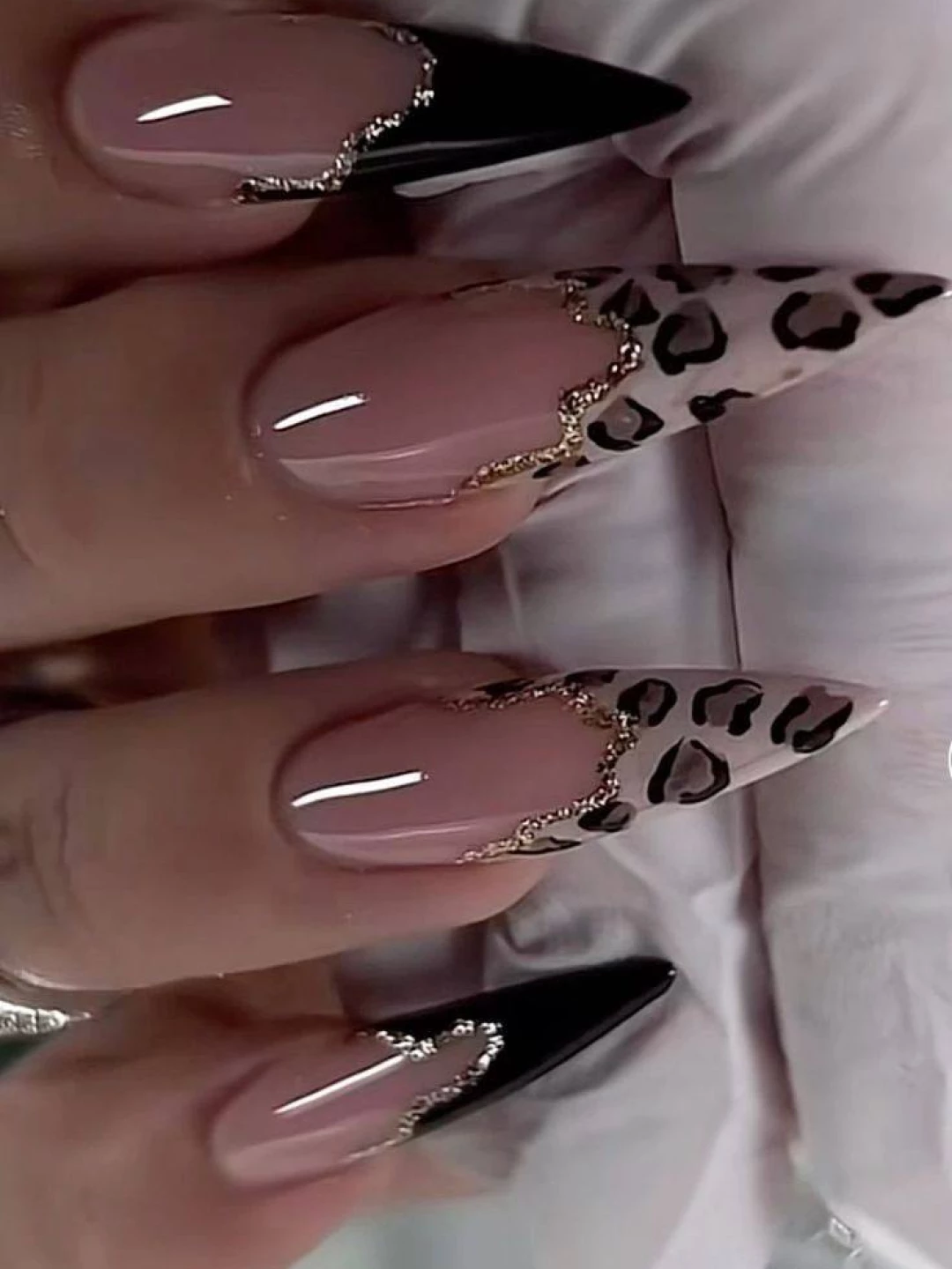 como fazer unha stiletto