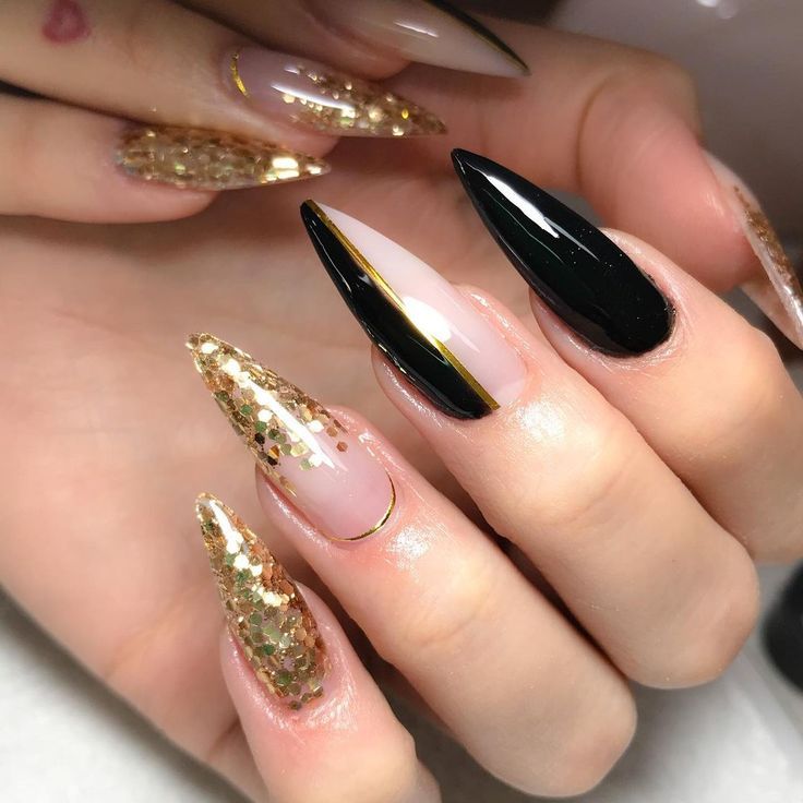 unha stiletto natural