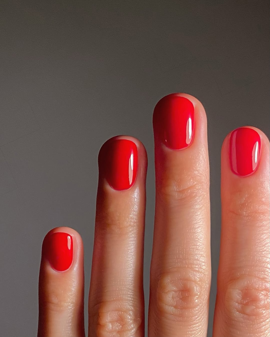formatos de unhas para esmalte vermelho