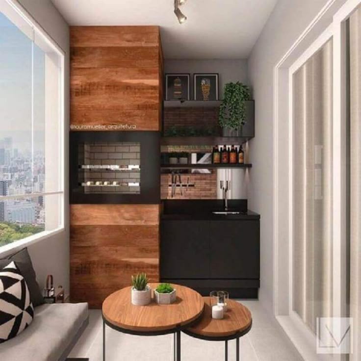 ideias varanda gourmet apartamento pequeno