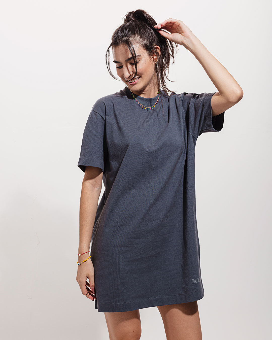 vestido camiseta longo