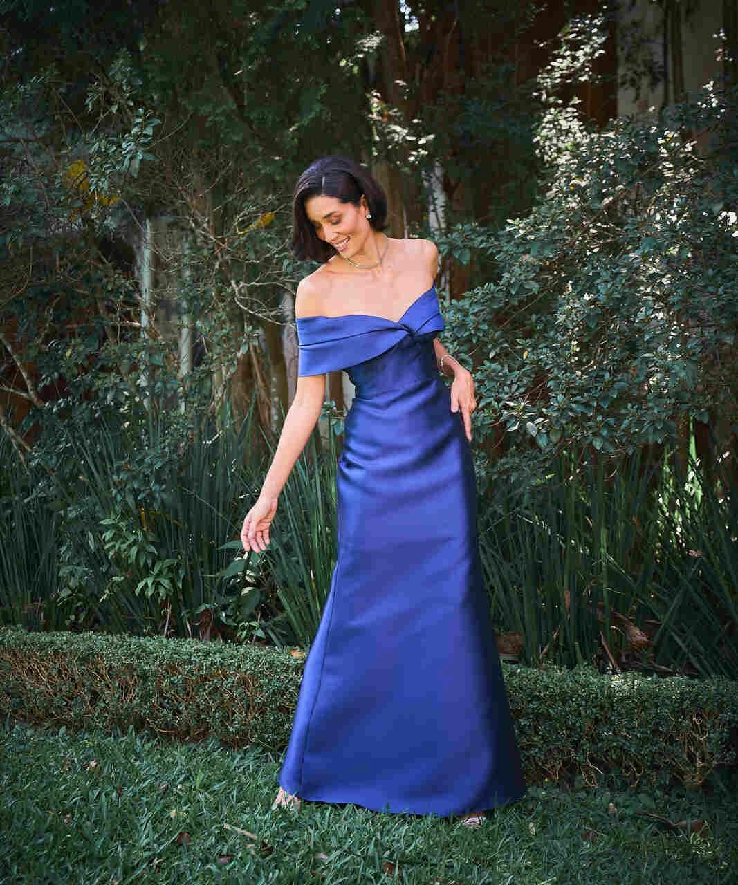 vestido madrinha com pouco brilho