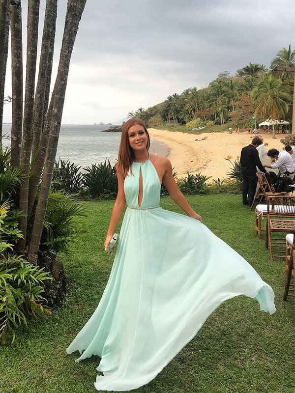 vestido madrinha minimalista