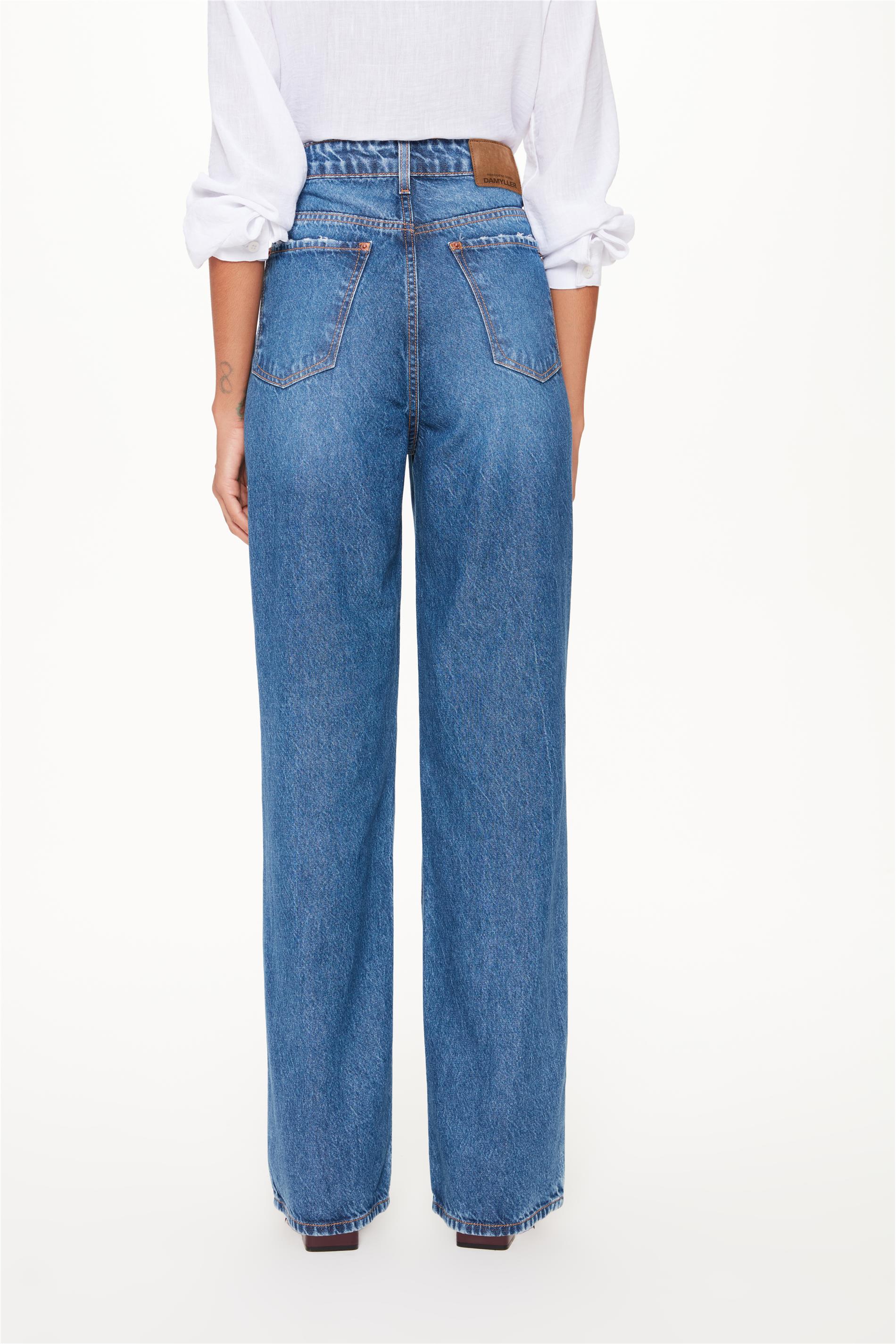 Calça cargo wide leg
