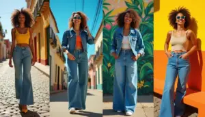 56 Ideias de Wide Leg Jeans para Arrasar em 2026