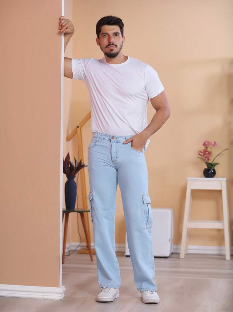calça jeans reta feminina