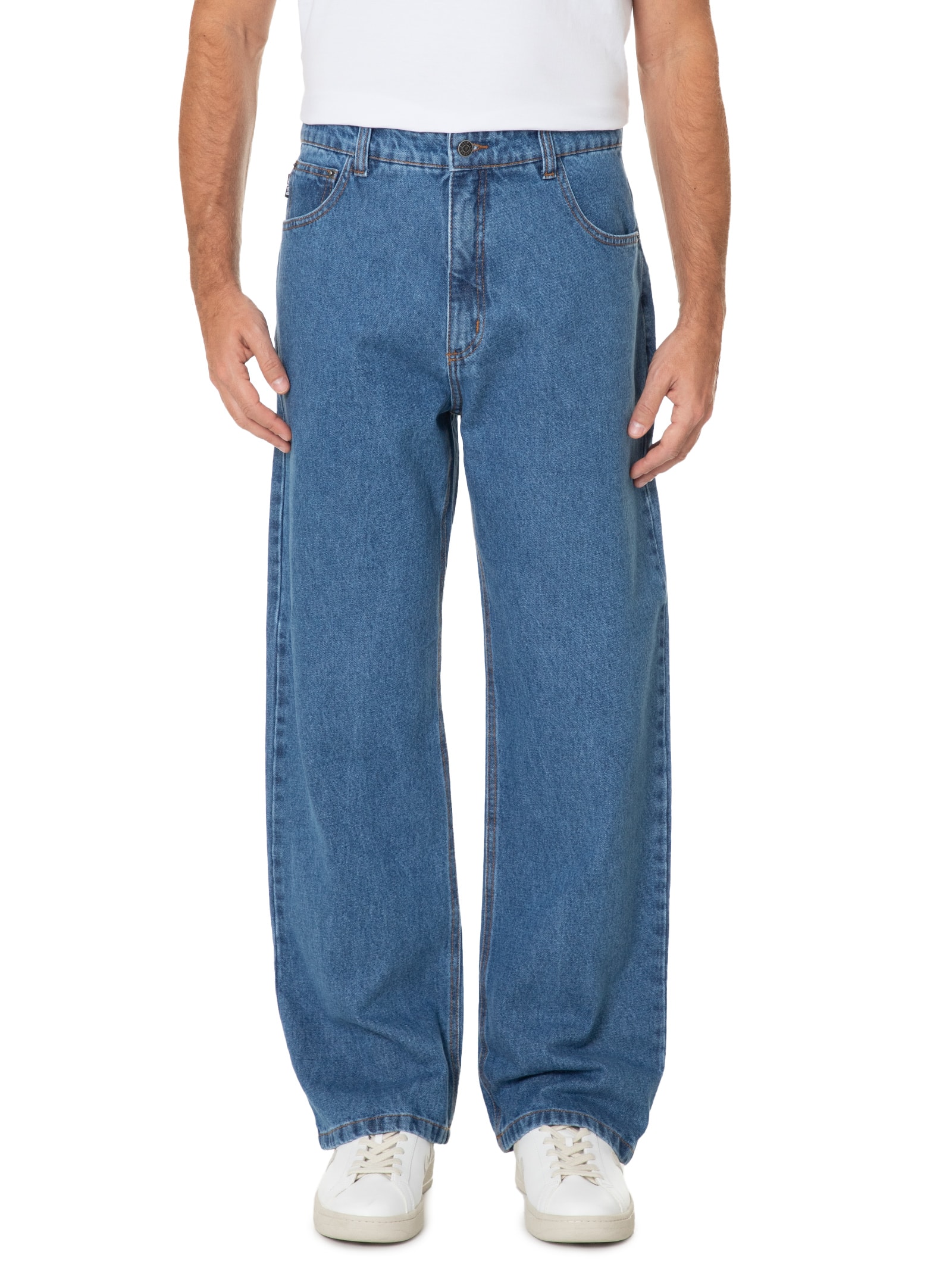 calça jeans oversized