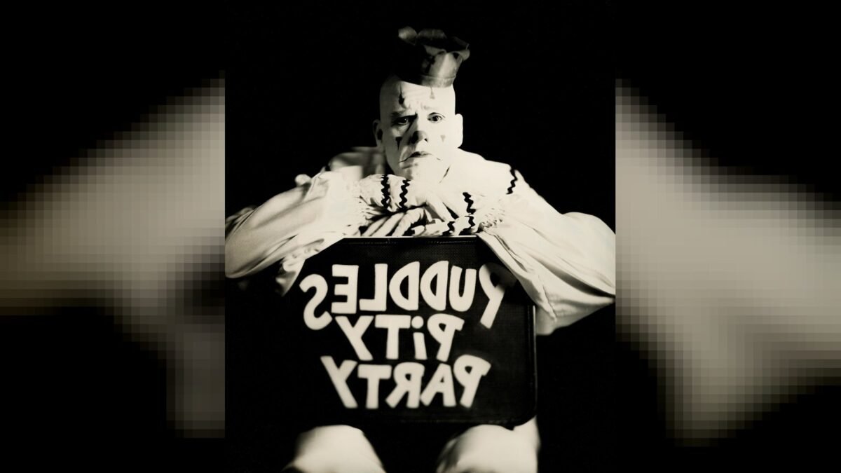 Puddles the Clown (Mike Geier), wet plate collodion photograph by Shane Balkowitsch of Nostalgic Class Wet Plate Studio, Bismarck, North Dakota. Taken