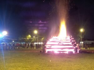 A nice fire, a Brazilian tradition during the Festa Junina.