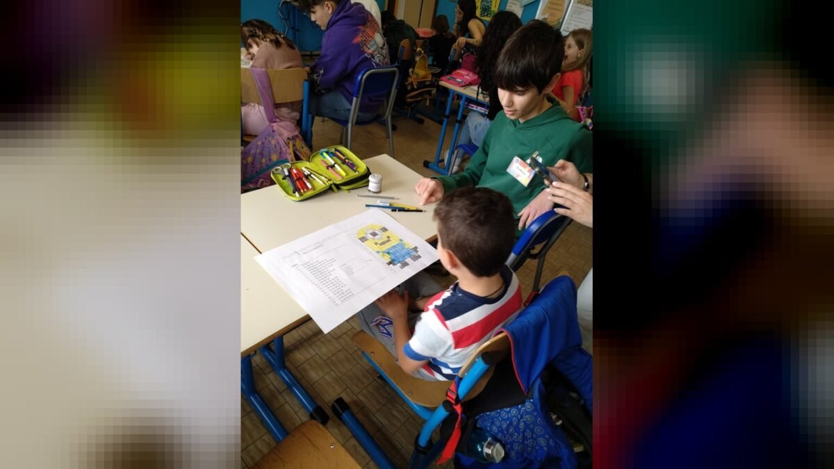 STEM project in primary school coding with Pixel Art (computer science)